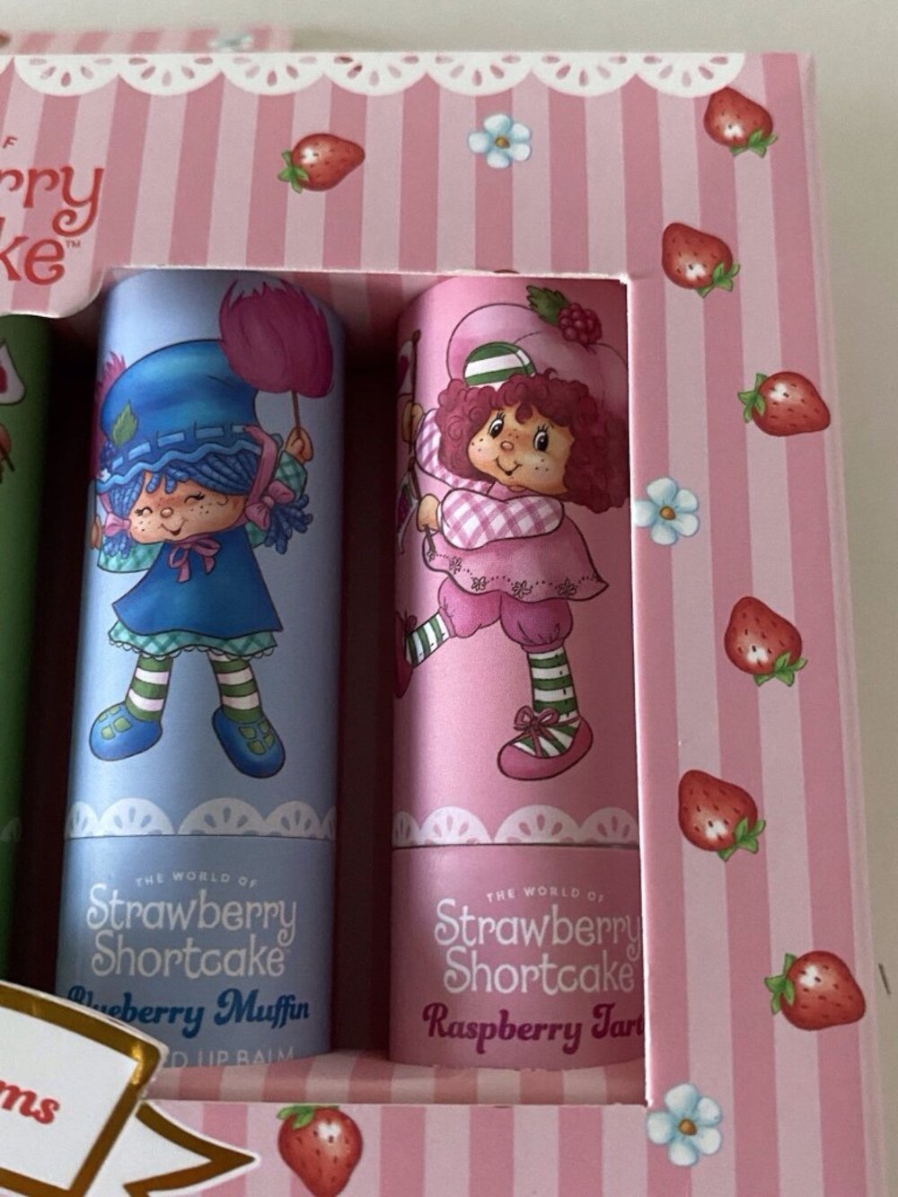 Set Of 5 Strawberry Shortcake Scented Flavored Lip Balms Taste Beauty NEW‎ - Picture 11 of 11